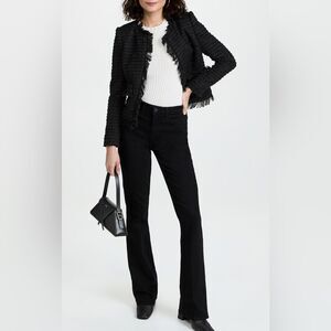 L'Agence Angelina Fringe Trim Blazer, New, Size 4
